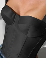 Square Neck Corset Top - Voldina