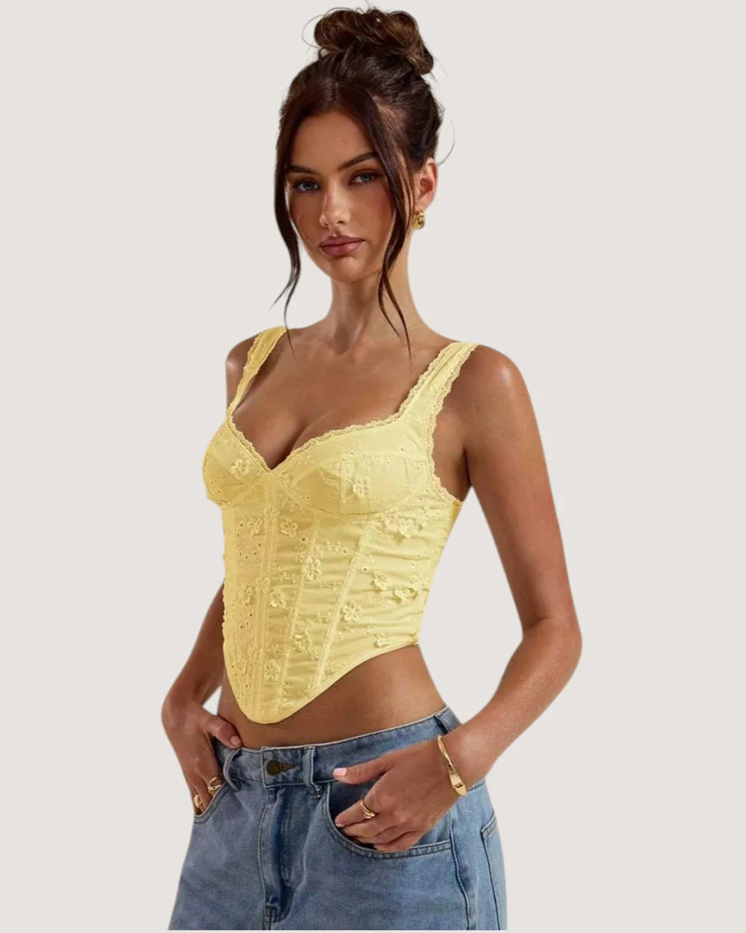 Structured Lace Corset - Voldina