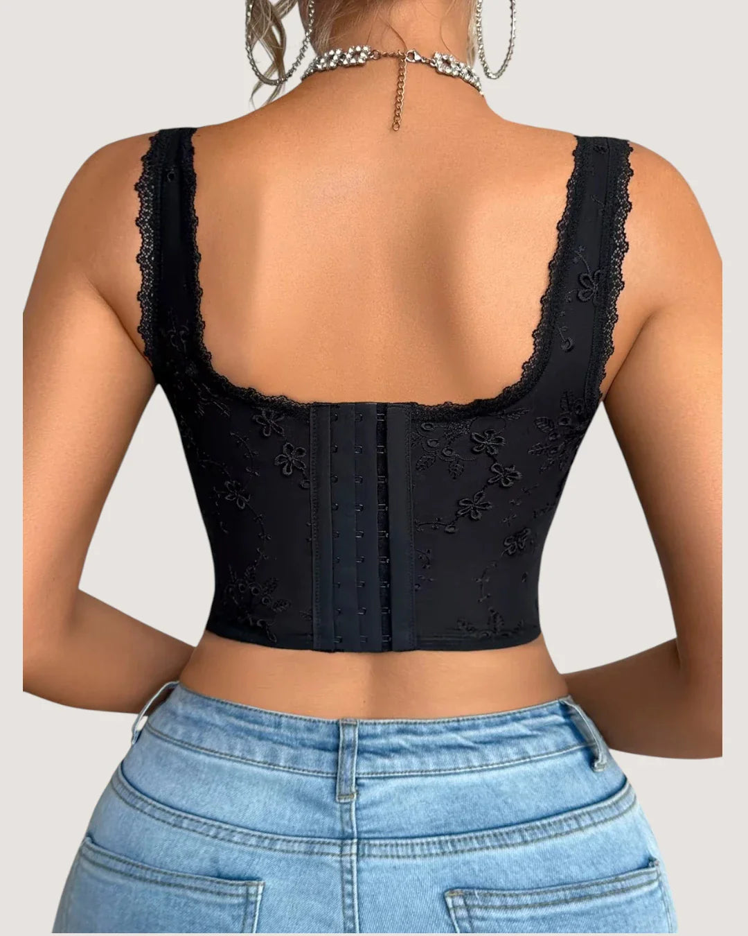 Structured Lace Corset - Voldina