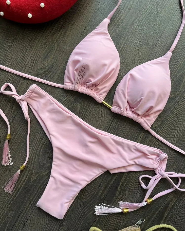 Triangle Brazilian Bikini Set - Voldina