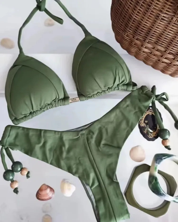 Triangle Brazilian Bikini Set - Voldina