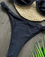 Underwired V-Wire Bikini Set - Voldina