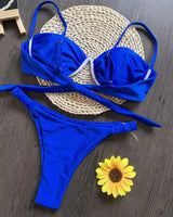 Underwired V-Wire Bikini Set - Voldina