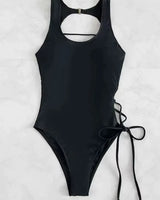 Zip-Front Mesh Swimsuit - Voldina