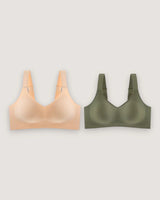 2-Pack: Seamless Everyday Support Bra - Voldina