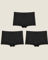 3-Pack: Seamless High-Rise Boyshort Briefs - Voldina