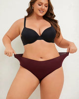 4-Pack: Seamless Mid-Rise Cotton Briefs - Voldina