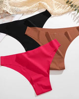 6-Pack: Seamless Laser-Cut Low-Rise Briefs - Voldina