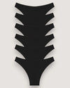 6-Pack: Seamless Laser-Cut Low-Rise Briefs - Voldina