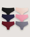 6-Pack: Seamless Mid-Rise Briefs - Voldina