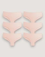 6-Pack: Seamless Mid-Rise Briefs - Voldina