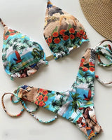 Exotica Padded Halter Bikini Set - Voldina