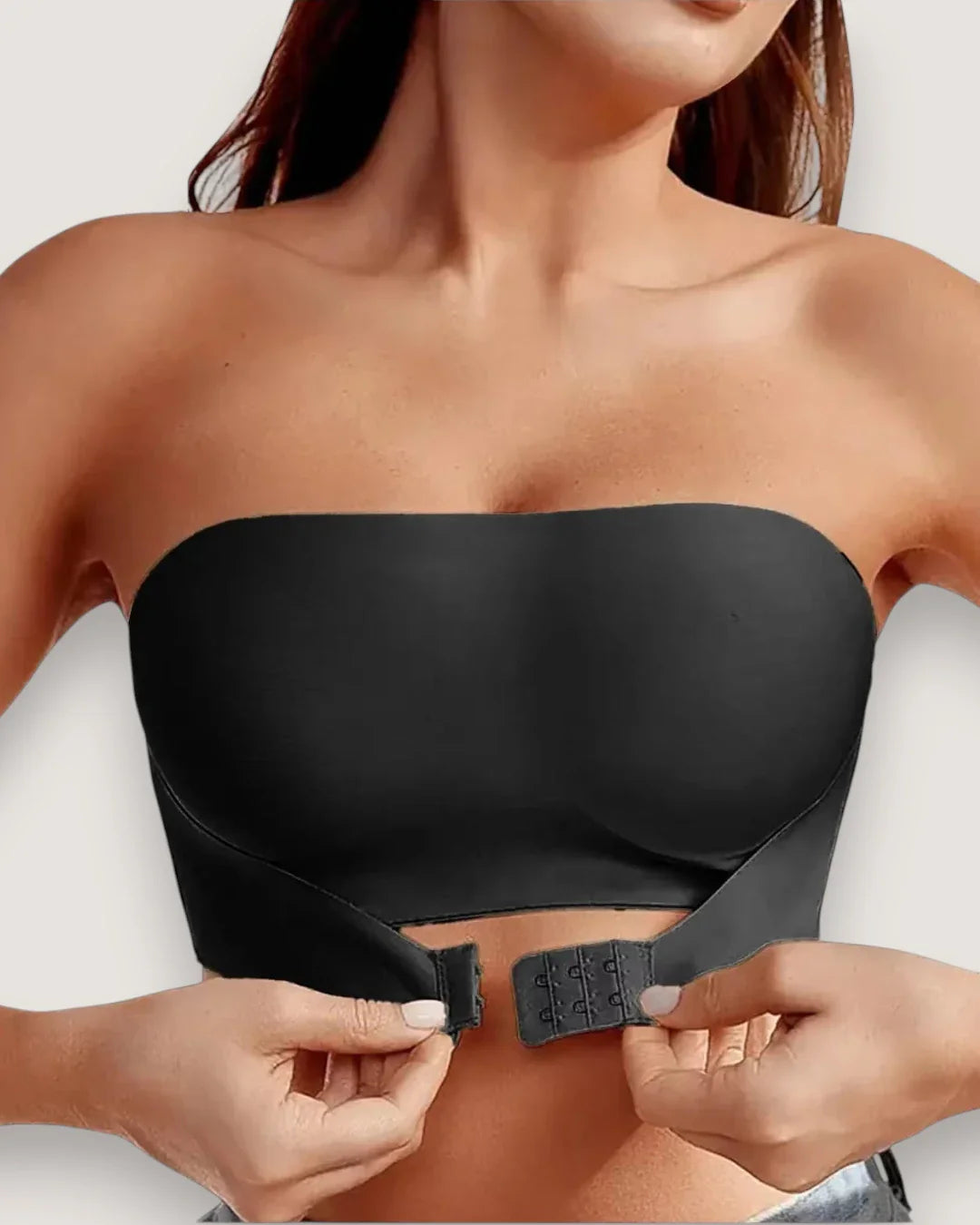 Front-Clasp Strapless Lift Bra - Voldina