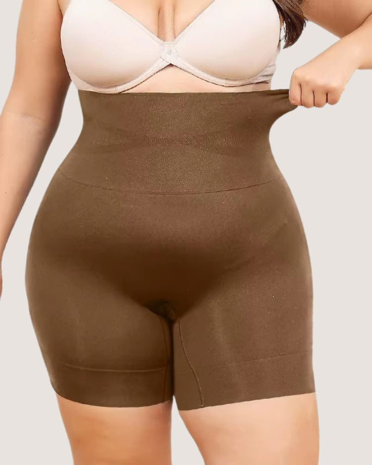High-Waist Sculpting Shorts - Voldina