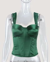 Square Neck Corset Top - Voldina