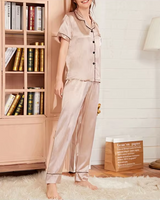 Satin Heart Pyjama Set - Voldina