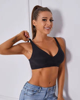 Seamless Comfort V-Neck Bra - Voldina