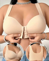 Seamless Front-Closure Minimizer Bra - Voldina