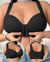 Seamless Front-Closure Minimizer Bra - Voldina