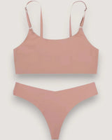 Seamless Minimalist Bralette Set - Voldina