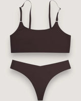 Seamless Minimalist Bralette Set - Voldina