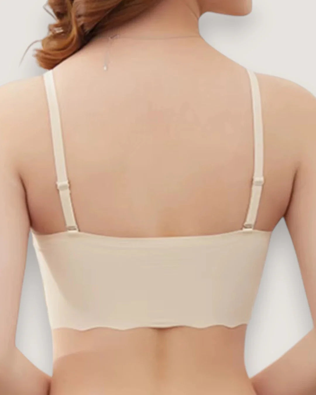 Seamless Wavy-Edge Comfort Bralette - Voldina