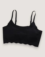 Seamless Wavy-Edge Comfort Bralette - Voldina