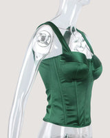Square Neck Corset Top - Voldina