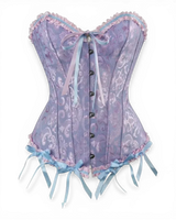 Structured Damask Corset Top - Voldina