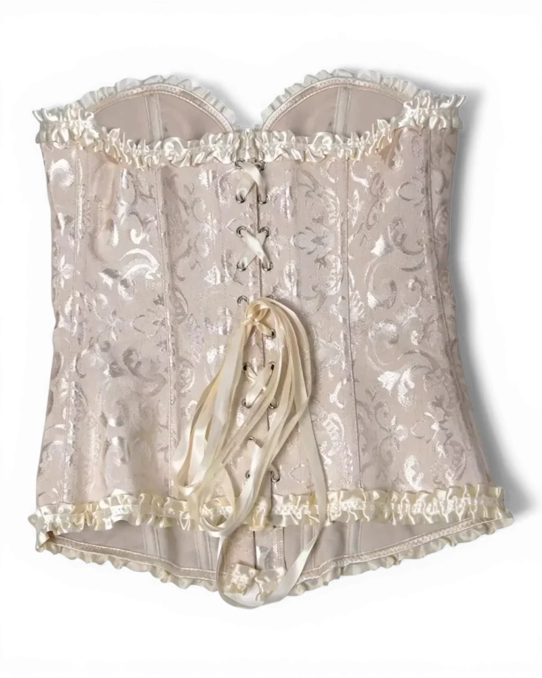 Structured Damask Corset Top - Voldina
