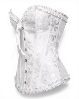 Structured Damask Corset Top - Voldina