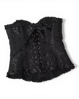 Structured Damask Corset Top - Voldina