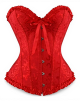 Structured Damask Corset Top - Voldina