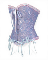 Structured Damask Corset Top - Voldina
