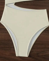 Asymmetric Cut-Out One-Piece - Voldina