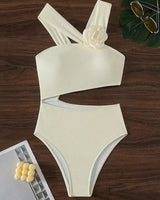 Asymmetric Cut-Out One-Piece - Voldina