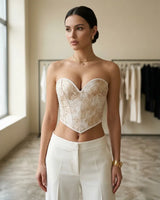 Brocade Corset Top - Voldina