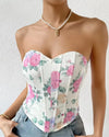 Floral Corset Top - Voldina