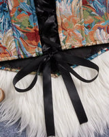 Floral Jacquard Corset - Voldina