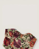 Floral Strapless Bustier Top - Voldina