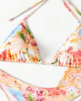 High-Waist Long-Sleeve 4 Pieces Bikini Set - Voldina