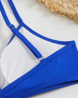 Regular-Waisted Padded Bikini Set - Voldina