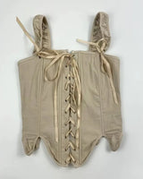 Lace-Up Corset Top - Voldina
