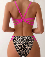 Leopard High-Waist Bikini Set - Voldina