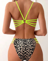 Leopard High-Waist Bikini Set - Voldina