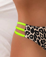 Leopard High-Waist Bikini Set - Voldina