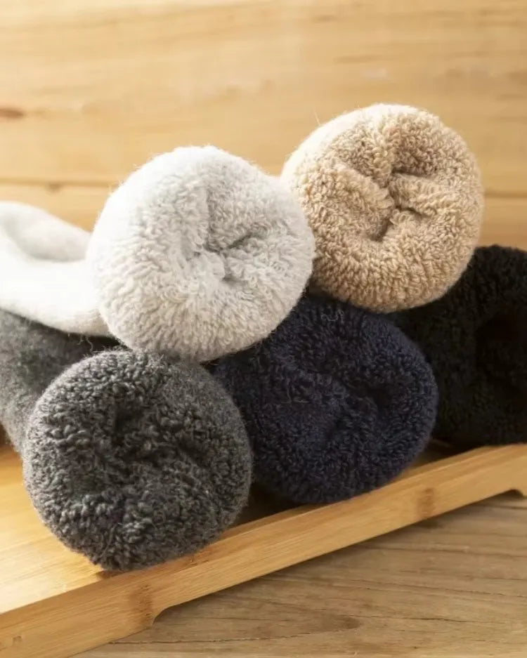 Plush Thermal Cabin Socks (3-Pack) - Voldina