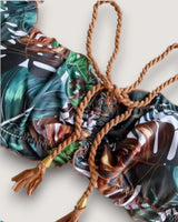 Ribbed Ruffle Bikini Set - Voldina