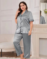 Satin Lounge Pyjama Set - Voldina