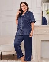 Satin Lounge Pyjama Set - Voldina
